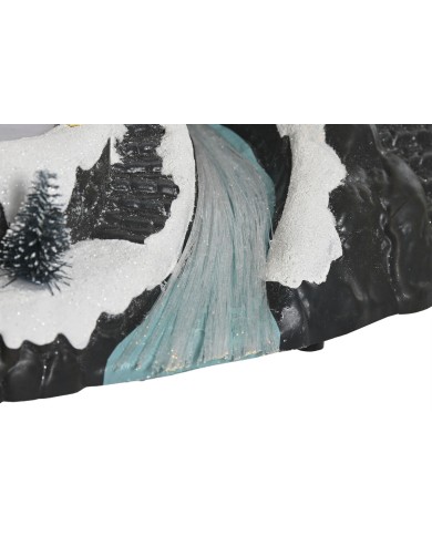 Decorazione Natalizia Home ESPRIT Multicolore Musicale 33 X 31 X 38 cm