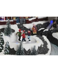 Decorazione Natalizia Home ESPRIT Multicolore Musicale 33 X 31 X 38 cm Decorazione Natalizia Home ESPRIT Multicolore Musicale 33 X 31 X 38 cm