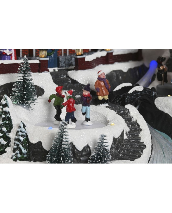 Decorazione Natalizia Home ESPRIT Multicolore Musicale 33 X 31 X 38 cm