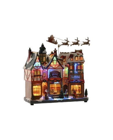 Decorazione Natalizia Home ESPRIT Multicolore Musicale 34 X 15 X 32 cm