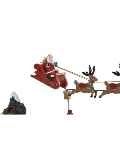 Decorazione Natalizia Home ESPRIT Multicolore Musicale 34 X 15 X 32 cm