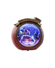 Decorazione Natalizia Home ESPRIT Rosso Dorato Musicale 26,5 X 24 X 27 cm Decorazione Natalizia Home ESPRIT Rosso Dorato Musicale 26,5 X 24 X 27 cm