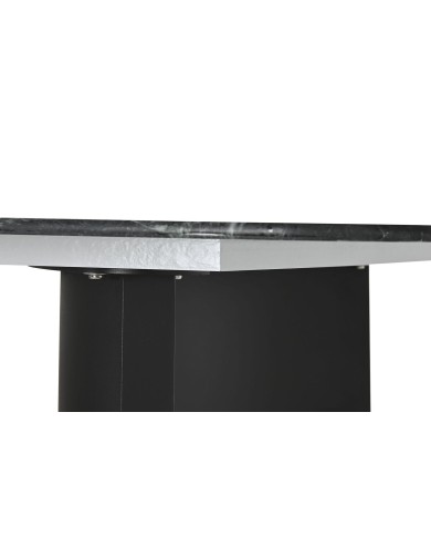 Tavolo da Pranzo Home ESPRIT Nero Verde Metallo Vetro Temperato 200 x 100 x 76 cm