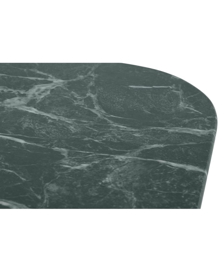 Tavolo da Pranzo Home ESPRIT Nero Verde Metallo Vetro Temperato 200 x 100 x 76 cm