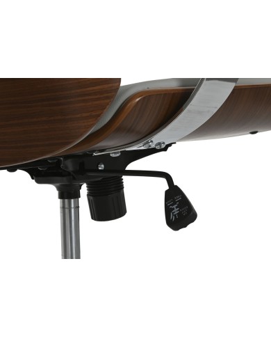 Sedia Ufficio con Poggiatesta Home ESPRIT Beige Avorio