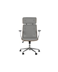 Sedia Ufficio con Poggiatesta Home ESPRIT Beige Avorio Sedia Ufficio con Poggiatesta Home ESPRIT Beige Avorio