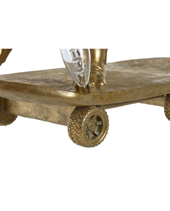 Lampada da tavolo Home ESPRIT Dorato Resina 220 V 45 X 23 X 34 cm