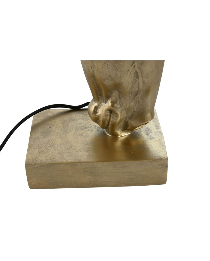 Lampada da tavolo Home ESPRIT Nero Dorato Resina 50 W 220 V 30 x 30 x 59 cm