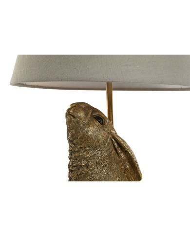 Lampada da tavolo Home ESPRIT Beige Dorato Resina 50 W 220 V 30 x 30 x 58 cm