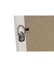 Cornice Portafoto Home ESPRIT Beige Cristallo Legno MDF Scandinavo 50 X 2 X 22 cm