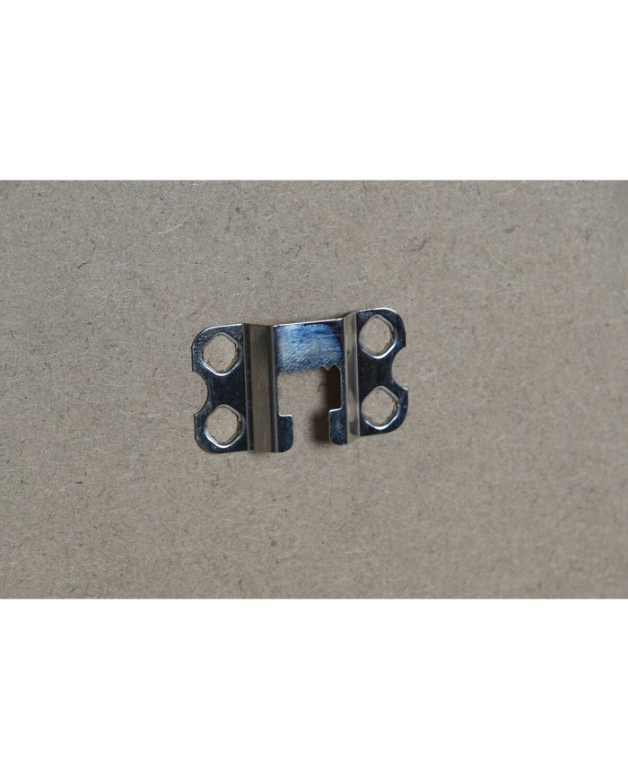 Cornice Portafoto Home ESPRIT Beige Cristallo Legno MDF Scandinavo 39 X 2 X 24 cm