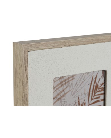 Cornice Portafoto Home ESPRIT Beige Cristallo Legno MDF Scandinavo 39 X 2 X 24 cm Cornice Portafoto Home ESPRIT Beige Cristallo Legno MDF Scandinavo 39 X 2 X 24 cm