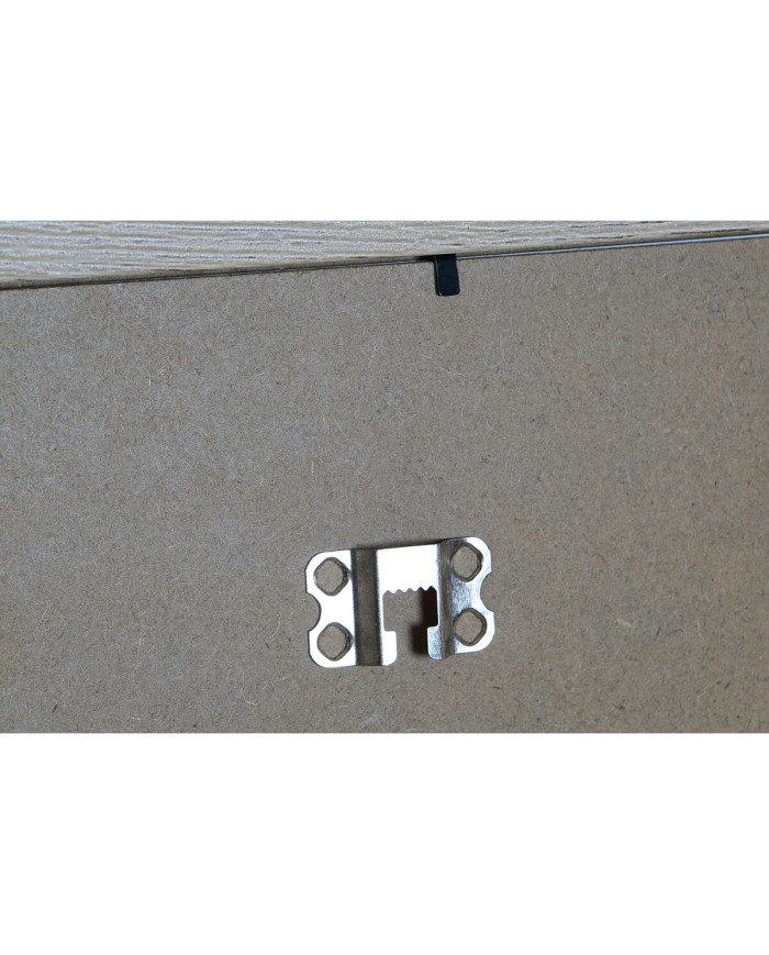 Cornice Portafoto Home ESPRIT Beige Cristallo Legno MDF Scandinavo 34 X 2 X 39 cm