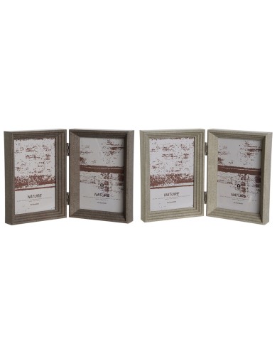 Cornice Portafoto Home ESPRIT Marrone Beige Cristallo polistirene Città 25 x 3 x 18 cm (2 Unità) Cornice Portafoto Home ESPRIT Marrone Beige Cristallo polistirene Città 25 x 3 x 18 cm (2 Unità)