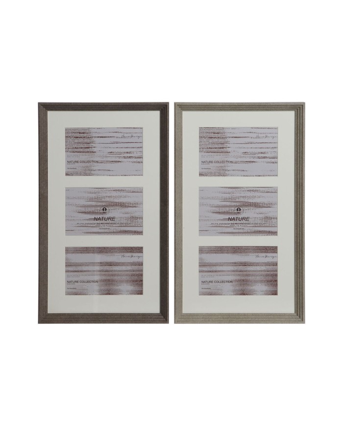 Cornice Portafoto Home ESPRIT Bianco Marrone Grigio Cristallo polistirene Città 23 X 3 X 41 cm (2 Unità) Cornice Portafoto Home ESPRIT Bianco Marrone Grigio Cristallo polistirene Città 23 X 3 X 41 cm (2 Unità)