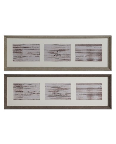 Cornice Portafoto Home ESPRIT Marrone Naturale Cristallo polistirene Città 56 X 3 X 18 cm (2 Unità) Cornice Portafoto Home ESPRIT Marrone Naturale Cristallo polistirene Città 56 X 3 X 18 cm (2 Unità)