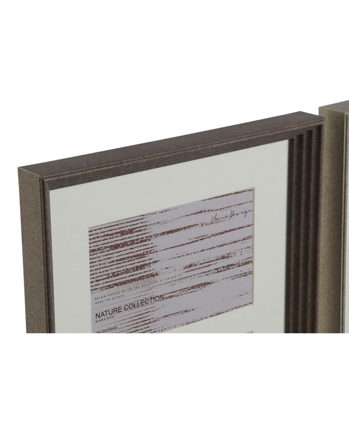 Cornice Portafoto Home ESPRIT Bianco Marrone Grigio Cristallo polistirene Città 23 X 3 X 41 cm (2 Unità) Cornice Portafoto Home ESPRIT Bianco Marrone Grigio Cristallo polistirene Città 23 X 3 X 41 cm (2 Unità)