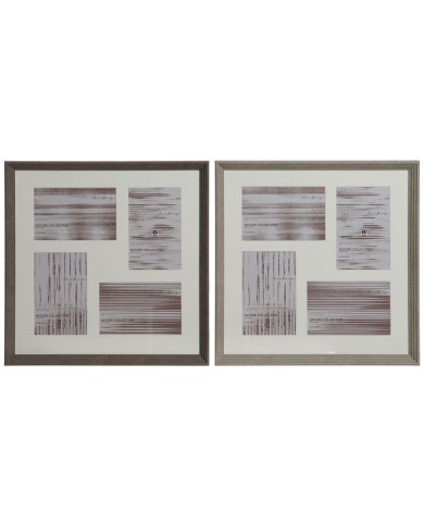 Cornice Portafoto Home ESPRIT Marrone Naturale Cristallo polistirene Città 34 x 3 x 34 cm (2 Unità) Cornice Portafoto Home ESPRIT Marrone Naturale Cristallo polistirene Città 34 x 3 x 34 cm (2 Unità)