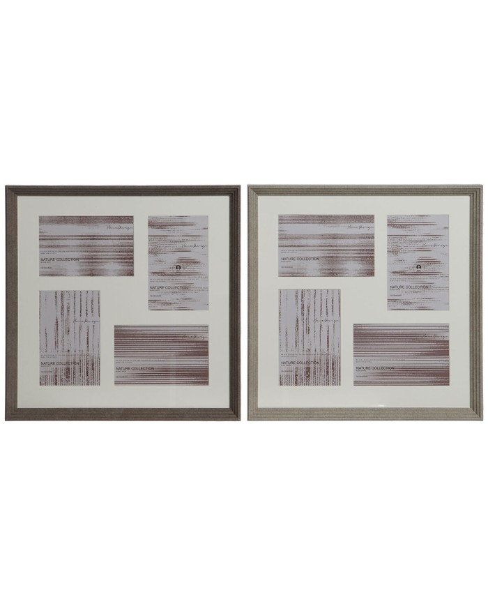 Cornice Portafoto Home ESPRIT Marrone Naturale Cristallo polistirene Città 34 x 3 x 34 cm (2 Unità) Cornice Portafoto Home ESPRIT Marrone Naturale Cristallo polistirene Città 34 x 3 x 34 cm (2 Unità)