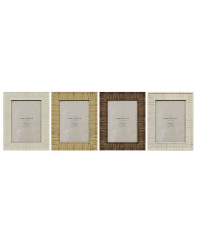 Cornice Portafoto Home ESPRIT Beige Naturale Cristallo polistirene Scandi 18,5 x 2 x 23,5 cm (4 Unità) Cornice Portafoto Home ESPRIT Beige Naturale Cristallo polistirene Scandi 18,5 x 2 x 23,5 cm (4 Unità)