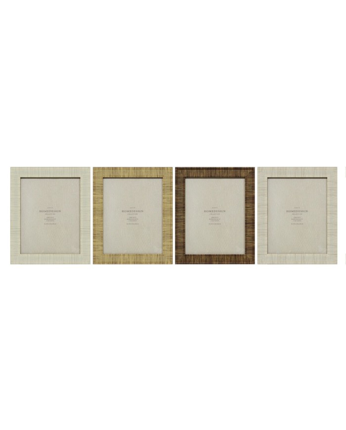 Cornice Portafoto Home ESPRIT Beige Naturale Cristallo polistirene Scandinavo 25,5 X 2 X 30,5 cm (4 Unità) Cornice Portafoto Home ESPRIT Beige Naturale Cristallo polistirene Scandinavo 25,5 X 2 X 30,5 cm (4 Unità)