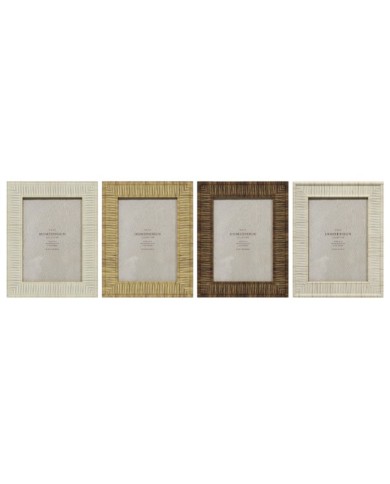 Cornice Portafoto Home ESPRIT Beige Naturale Cristallo polistirene Scandi 18,5 x 2 x 23,5 cm (4 Unità) Cornice Portafoto Home ESPRIT Beige Naturale Cristallo polistirene Scandi 18,5 x 2 x 23,5 cm (4 Unità)