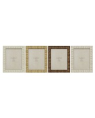 Cornice Portafoto Home ESPRIT Beige Naturale Cristallo polistirene Scandinavo 25,5 X 2 X 30,5 cm (4 Unità) Cornice Portafoto Home ESPRIT Beige Naturale Cristallo polistirene Scandinavo 25,5 X 2 X 30,5 cm (4 Unità)