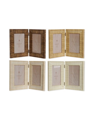 Cornice Portafoto Home ESPRIT Marrone Beige Naturale Avorio Cristallo polistirene Scandinavo 31 X 2 X 21 cm (4 Unità) Cornice Portafoto Home ESPRIT Marrone Beige Naturale Avorio Cristallo polistirene Scandinavo 31 X 2 X 21 cm (4 Unità)