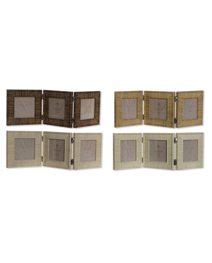 Cornice Portafoto Home ESPRIT Marrone Beige Naturale Avorio Cristallo polistirene 47 X 2 X 16 cm (4 Unità) Cornice Portafoto Home ESPRIT Marrone Beige Naturale Avorio Cristallo polistirene 47 X 2 X 16 cm (4 Unità)