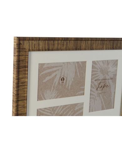 Cornice Portafoto Home ESPRIT Marrone Beige Naturale Avorio Cristallo polistirene Scandinavo 34 X 2 X 38 cm (4 Unità) Cornice Portafoto Home ESPRIT Marrone Beige Naturale Avorio Cristallo polistirene Scandinavo 34 X 2 X 38 cm (4 Unità)
