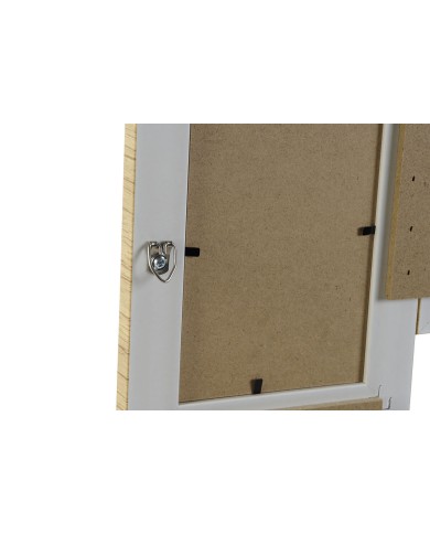 Cornice Portafoto Home ESPRIT Beige Naturale Cristallo polistirene Scandinavo 36 X 2 X 36 cm Cornice Portafoto Home ESPRIT Beige Naturale Cristallo polistirene Scandinavo 36 X 2 X 36 cm
