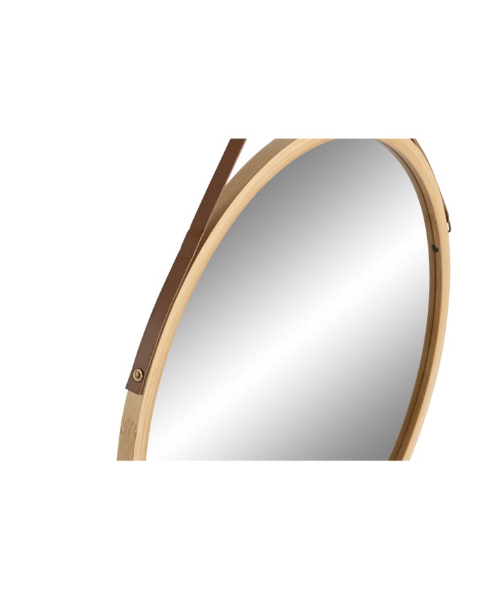 Specchio da parete Home ESPRIT Naturale Di base 45 x 2 x 45 cm