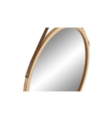 Specchio da parete Home ESPRIT Naturale Di base 45 x 2 x 45 cm