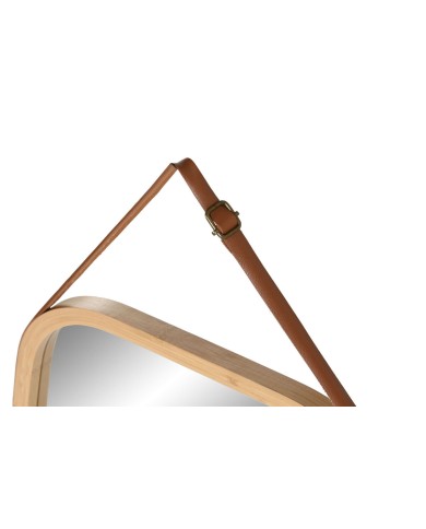 Specchio da parete Home ESPRIT Naturale Di base 43,5 X 2 X 77 cm