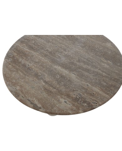 Centrotavola Home ESPRIT Marrone Marmo Scandinavo 30 x 30 x 8 cm