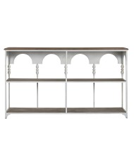 Scaffale Home ESPRIT Bianco Naturale Metallo 159 X 36,5 X 91 cm Scaffale Home ESPRIT Bianco Naturale Metallo 159 X 36,5 X 91 cm