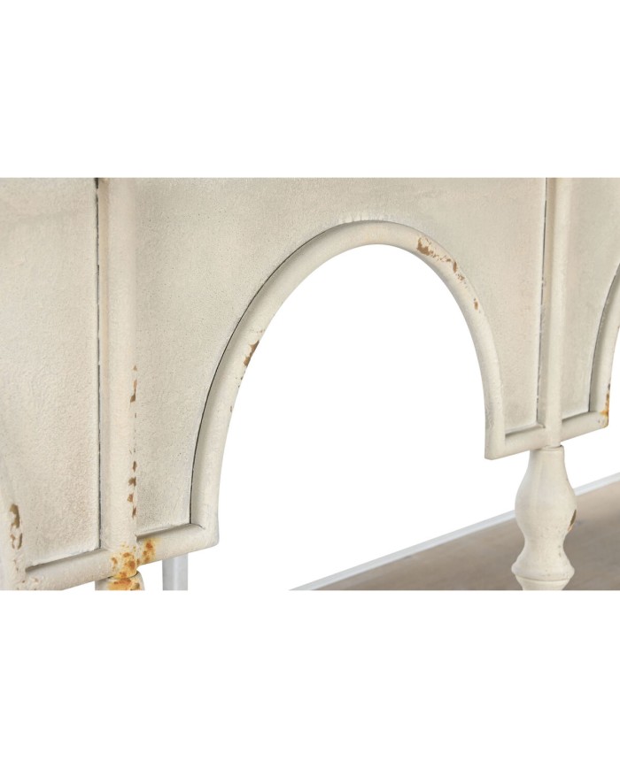 Scaffale Home ESPRIT Bianco Naturale Metallo 159 X 36,5 X 91 cm Scaffale Home ESPRIT Bianco Naturale Metallo 159 X 36,5 X 91 cm