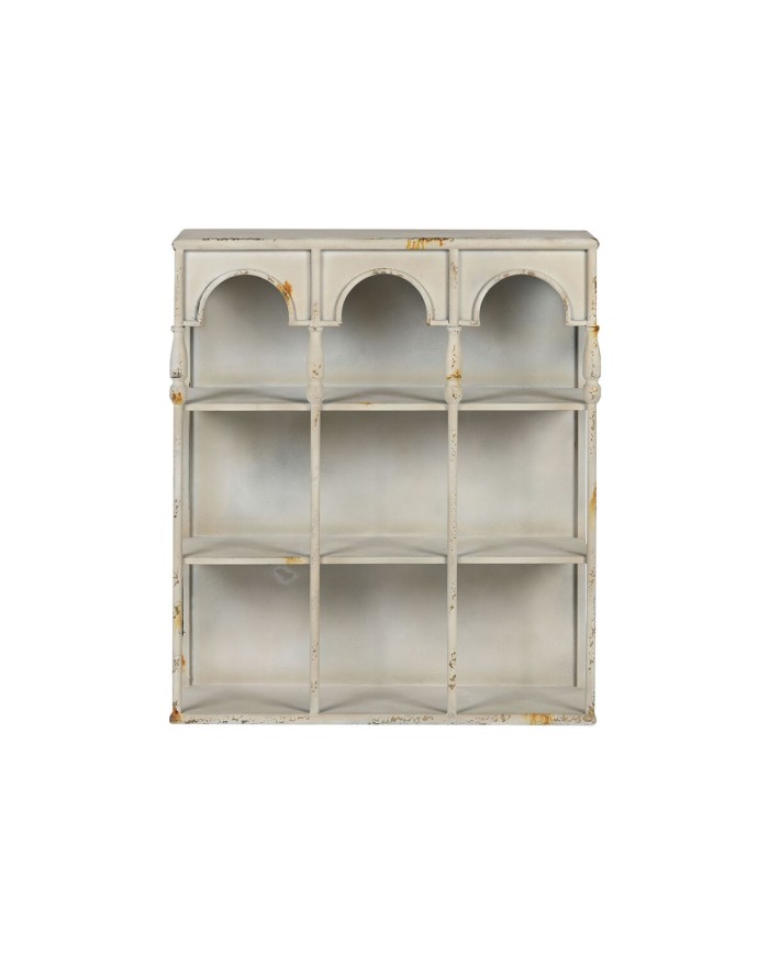 Scaffale Home ESPRIT Bianco Metallo 60 X 20 X 70 cm Scaffale Home ESPRIT Bianco Metallo 60 X 20 X 70 cm