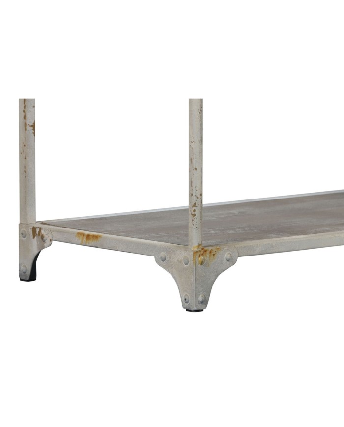 Scaffale Home ESPRIT Bianco Naturale Metallo 159 X 36,5 X 91 cm Scaffale Home ESPRIT Bianco Naturale Metallo 159 X 36,5 X 91 cm