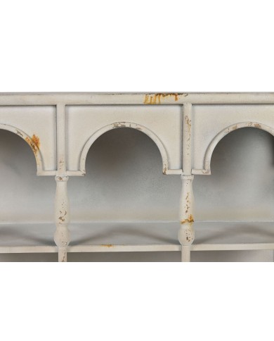 Scaffale Home ESPRIT Bianco Metallo 60 X 20 X 70 cm