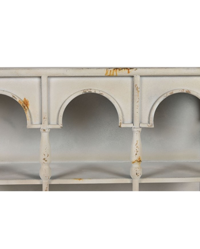 Scaffale Home ESPRIT Bianco Metallo 60 X 20 X 70 cm Scaffale Home ESPRIT Bianco Metallo 60 X 20 X 70 cm