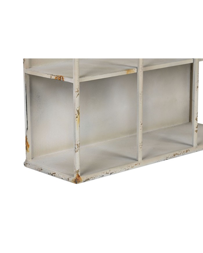 Scaffale Home ESPRIT Bianco Metallo 60 X 20 X 70 cm Scaffale Home ESPRIT Bianco Metallo 60 X 20 X 70 cm