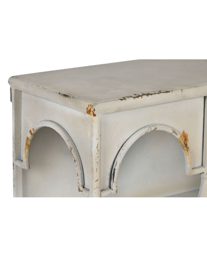 Scaffale Home ESPRIT Bianco Metallo 60 X 20 X 70 cm Scaffale Home ESPRIT Bianco Metallo 60 X 20 X 70 cm