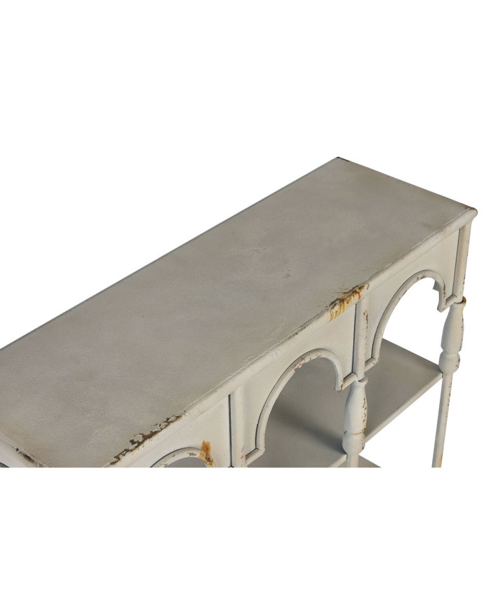 Scaffale Home ESPRIT Bianco Metallo 60 X 20 X 70 cm Scaffale Home ESPRIT Bianco Metallo 60 X 20 X 70 cm