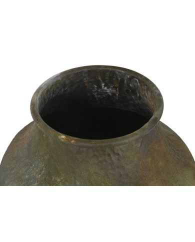 Vaso Home ESPRIT Verde Metallo 49 X 49 X 91 cm Vaso Home ESPRIT Verde Metallo 49 X 49 X 91 cm