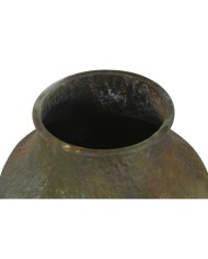 Vaso Home ESPRIT Verde Metallo 49 X 49 X 91 cm Vaso Home ESPRIT Verde Metallo 49 X 49 X 91 cm