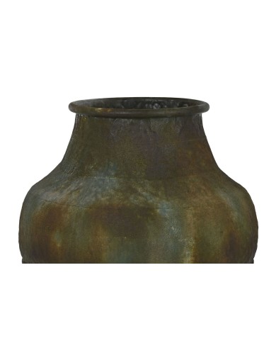 Vaso Home ESPRIT Verde Metallo 49 X 49 X 91 cm Vaso Home ESPRIT Verde Metallo 49 X 49 X 91 cm