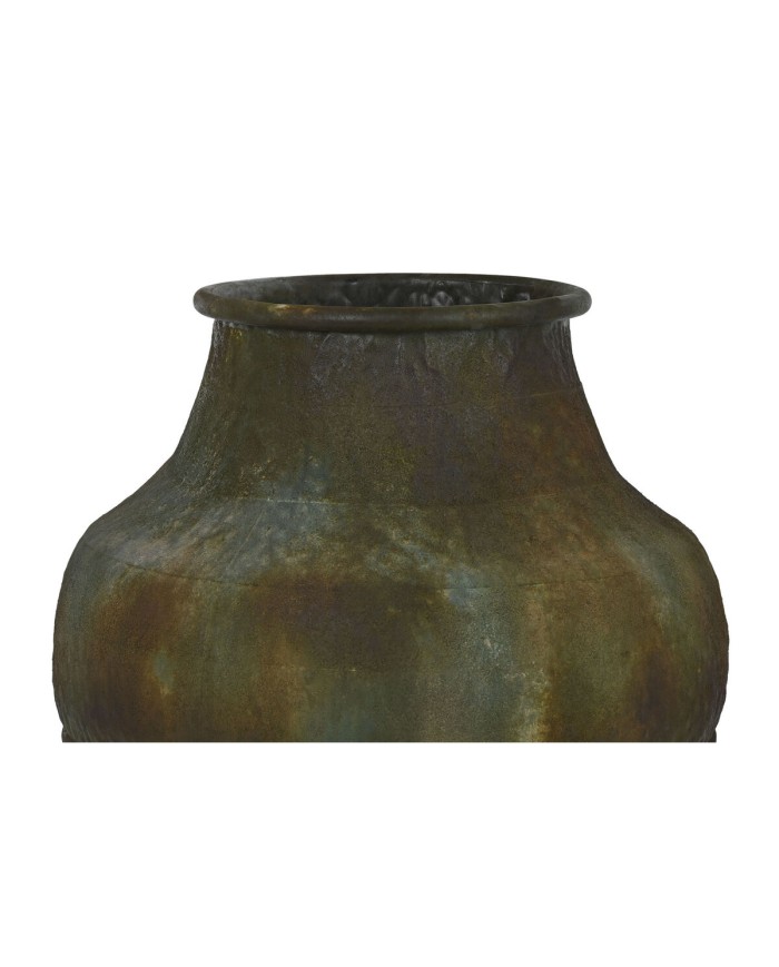 Vaso Home ESPRIT Verde Metallo 49 X 49 X 91 cm Vaso Home ESPRIT Verde Metallo 49 X 49 X 91 cm