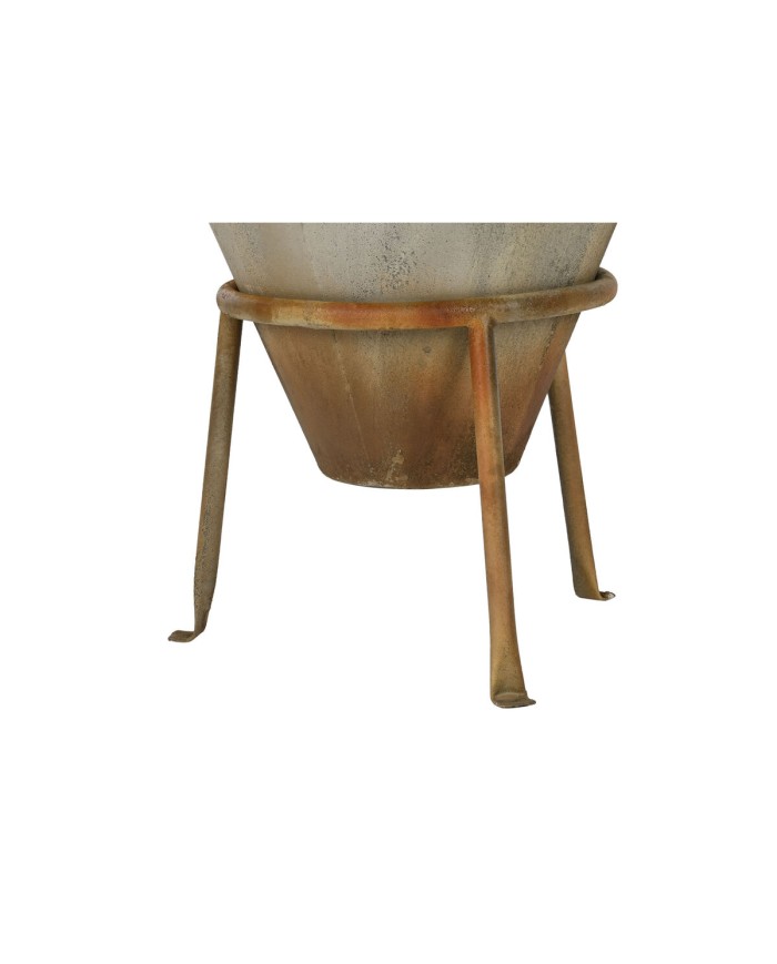 Vaso Home ESPRIT Beige Metallo 49 X 49 X 93 cm Vaso Home ESPRIT Beige Metallo 49 X 49 X 93 cm