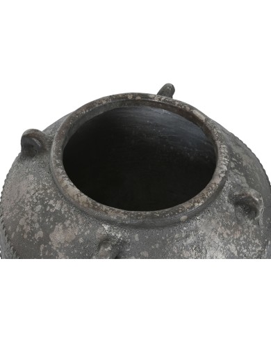 Vaso Home ESPRIT Marrone Ceramica 45 x 45 x 40 cm Vaso Home ESPRIT Marrone Ceramica 45 x 45 x 40 cm